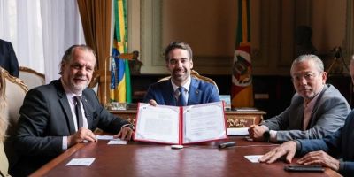 Eduardo Leite e presidente do TJRS assinam permuta para nova sede do Deic e Dercap