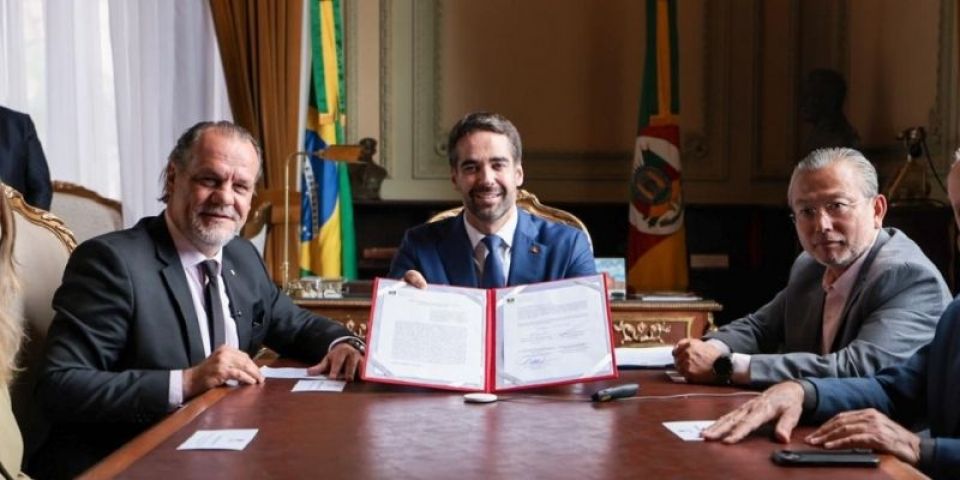 Eduardo Leite e presidente do TJRS assinam permuta para nova sede do Deic e Dercap