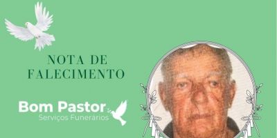 OBITUÁRIO: Nota de Falecimento de Nelcio dos Santos Nolasco, de 80 anos