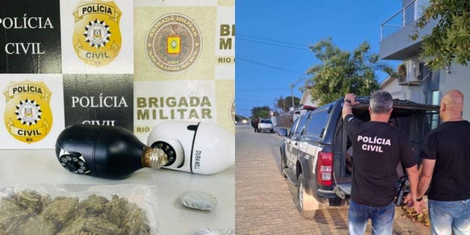 Homens de 23 e 21 anos são presos em ações contra diferentes crimes em São Lourenço do Sul