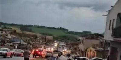Tornado destrói 90% de cidade no Paraná e causa seis mortes