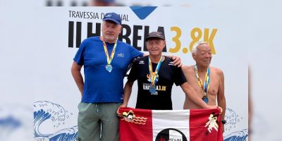 Gaúcho conquista pódio na Travessia de Ilhabela em SP