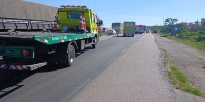 Colisão entre caminhão e moto deixa um morto na BR-392 em Rio Grande