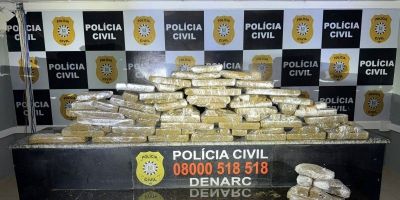 Mais de 37 kg de maconha são apreendidos em operação em Gravataí
