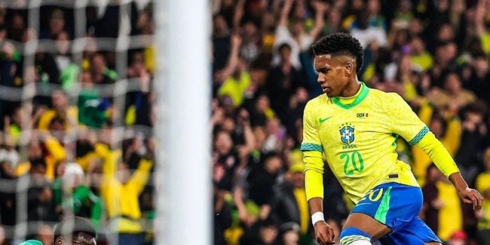 Estevão e Casemiro marcam e Brasil vence Senegal por 2 a 0