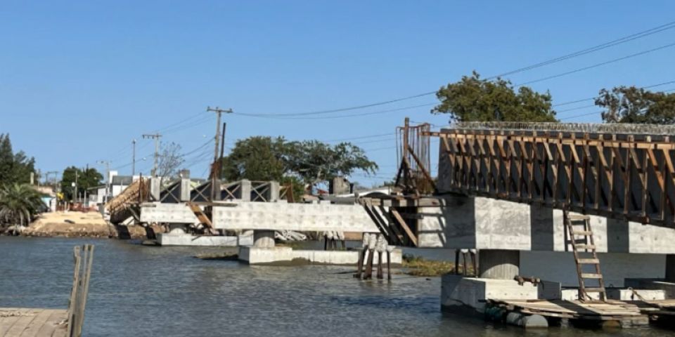 Ponte João Goulart em Arambaré: vereador quer comissão especial para cobrar andamento da obra 