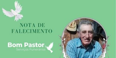 OBITUÁRIO: Nota de Falecimento de Manoel Alcir Oliveira Bueno, de 77 anos