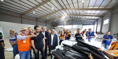 Eduardo Leite acompanha trabalhos em Erechim após danos causados por granizo