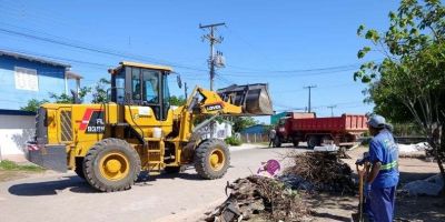 Prefeitura de Camaquã realiza ações de limpeza urbana no bairro Ouro Verde