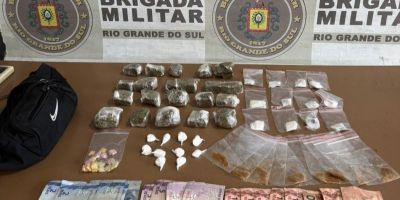 Jovem de 19 anos é preso por tráfico de drogas em Pelotas
