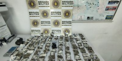 Jovem de 20 anos é preso por tráfico de drogas em São Lourenço do Sul