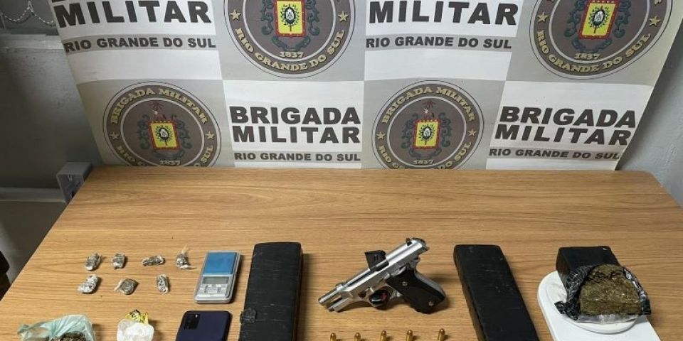 Adolescente de 17 anos é apreendido com quase 2 kg de drogas em Camaquã
