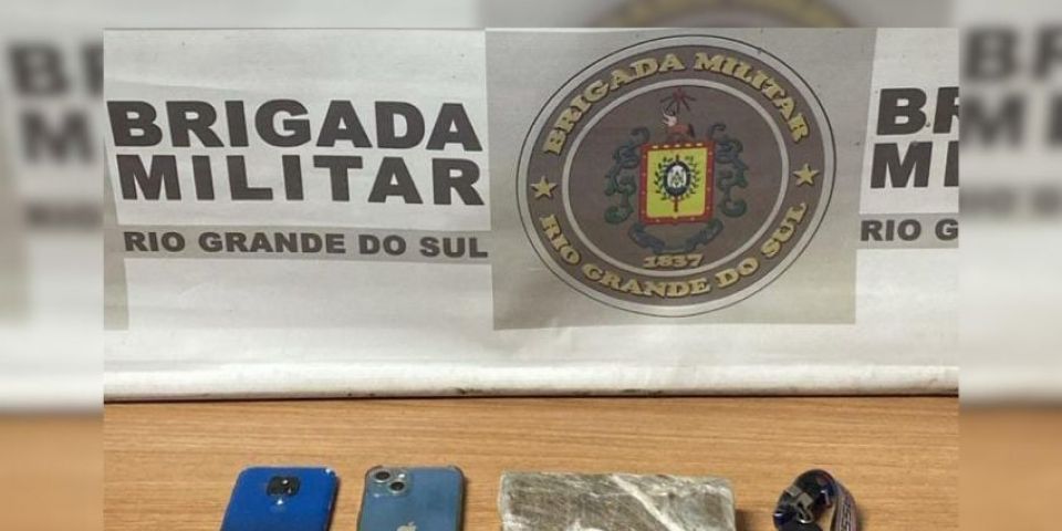 Jovem de 22 anos é preso por tráfico de drogas em Camaquã