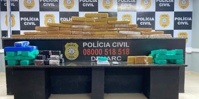 Mais de 47 kg de maconha são apreendidos em Sapucaia do Sul