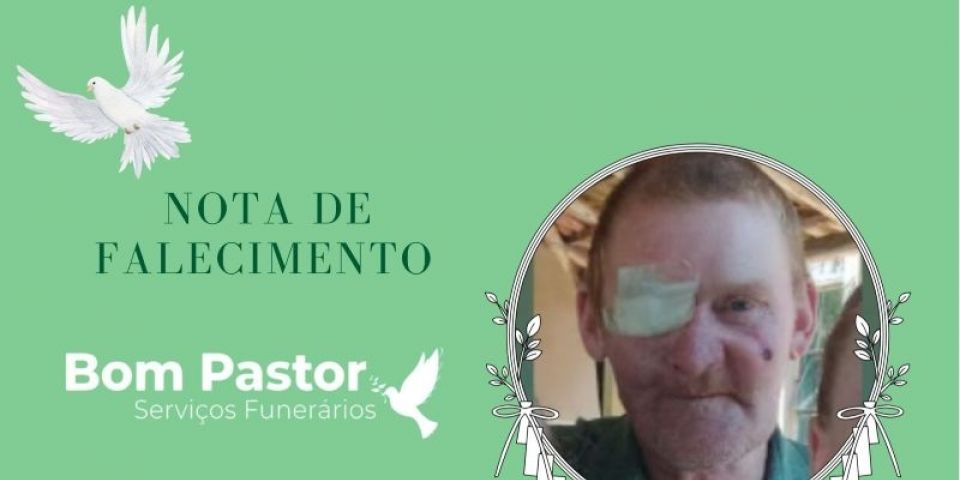 OBITUÁRIO: Nota de Falecimento de Verno Janke, de 61 anos