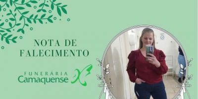 OBITUÁRIO: Nota de falecimento de Marcia Rackow Wachholz, de 30 anos