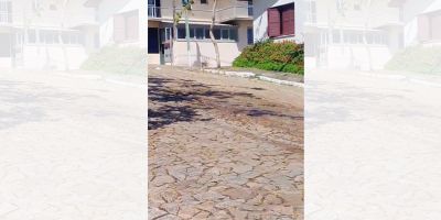 Vazamento de água causa transtornos e estragos em via do bairro Vila Nova, em Camaquã