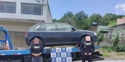 Carro com restrição de furto/roubo é apreendido em Camaquã