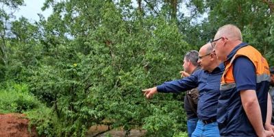 Prefeitura atualiza situação de Amaral Ferrador após chuvas fortes