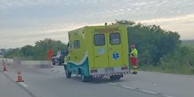 Jovem de 25 anos morre após ser atropelado na BR-116 em Camaquã