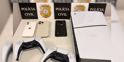 Polícia Civil recupera aparelhos eletrônicos furtados de loja do centro de São Lourenço do Sul