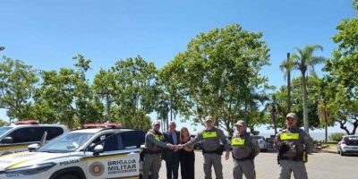 Brigada Militar recebe nova viatura semiblindada em São Lourenço do Sul