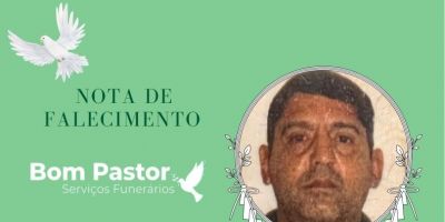 OBITUÁRIO: Nota de Falecimento de Maicon Baccon de Campos, de 47 anos