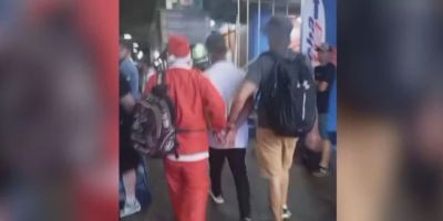 "Papai Noel" prende foragido da Justiça na rodoviária de Porto Alegre