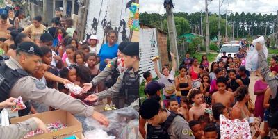 Brigada Militar realiza ação especial de Natal em Pelotas