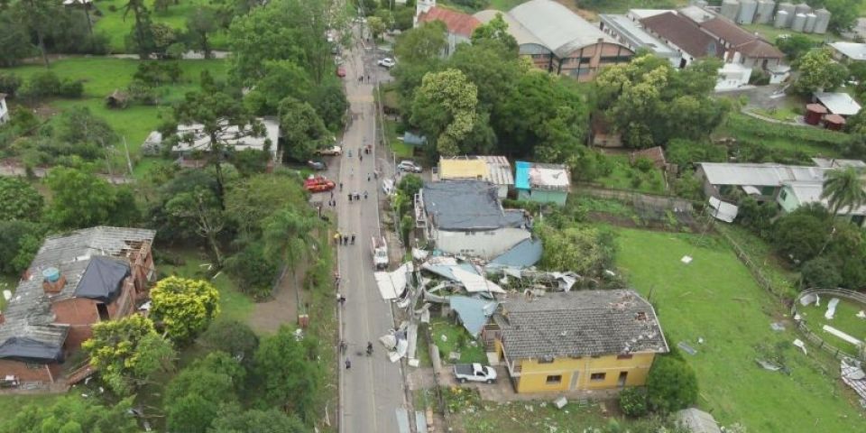 Defesa Civil classifica como tornado o evento em  Farroupilha