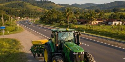 Comissão aprova permissão para tráfego de trator em acostamento de rodovia 