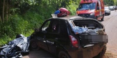 Uma pessoa morre e quatro ficam feridas em acidente de trânsito no Norte do RS