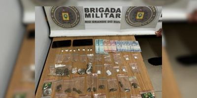 Homem é preso com skank, LSD, haxixe, crack, cocaína e maconha em Camaquã 