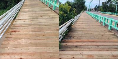 Passarela da ponte sobre o Arroio Duro é liberada para pedestres em Camaquã