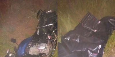 Animal na pista causa morte de motociclista e carona fica ferido na ERS-471 em Canguçu 