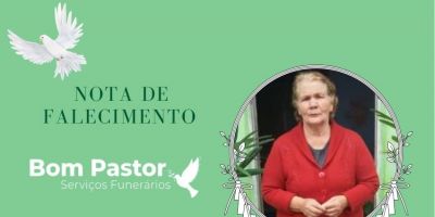 OBITUÁRIO: Nota de falecimento de Aide Machado Pereira, de 82 anos