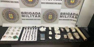 Jovem é preso com mais de 1,5 kg de drogas em Camaquã