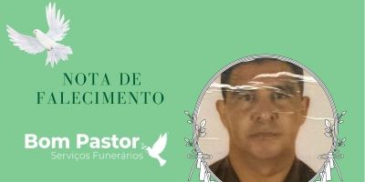 OBITUÁRIO: Nota de falecimento de Olavo Fonseca com 58 anos