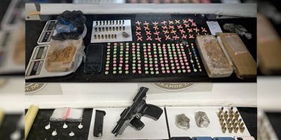 Duas pessoas são presas por tráfico de drogas e porte ilegal de arma e munições em Camaquã