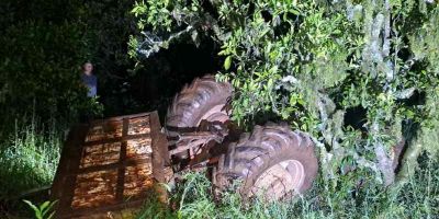 Acidente com trator termina em morte na Serra Gaúcha