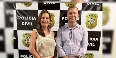 Secretário municipal e delegada regional alinham estratégias para reforçar a segurança em Camaquã