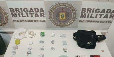 Tráfico na praia: três homens são presos com maconha e cocaína em Rio Grande