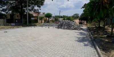 Trecho da rua Cristal deve ser concluída em um mês em Camaquã