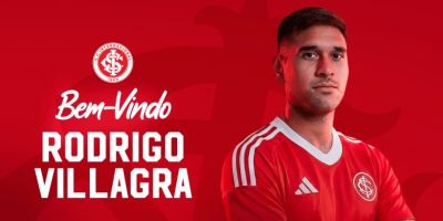 Inter anuncia a contratação do meio-campista argentino Rodrigo Villagra, de 24 anos