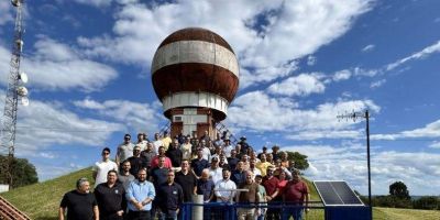 Comitiva gaúcha realiza visita técnica a Santa Catarina para conhecer sistema antigranizo