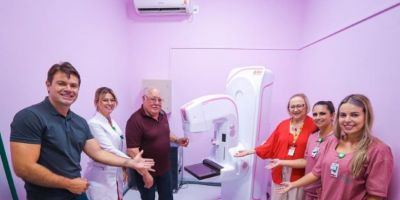 Governo do RS entrega primeiro mamógrafo digital ao Hospital Nossa Senhora do Carmo, em Tapes