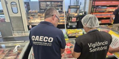 Força-tarefa apreende 300 quilos de alimentos impróprios em São Lourenço do Sul