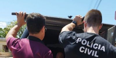 Polícia Civil prende homem condenado a mais de 32 anos por estupro de vulnerável em São Lourenço do Sul