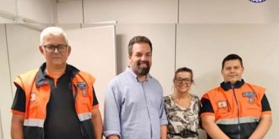 Defesa Civil tapense participa de reunião no Ministério da Reconstrução