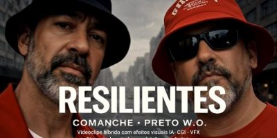 Resilientes conecta Rio e São Paulo em lançamento de Comanche e Preto W.O. no rap nacional